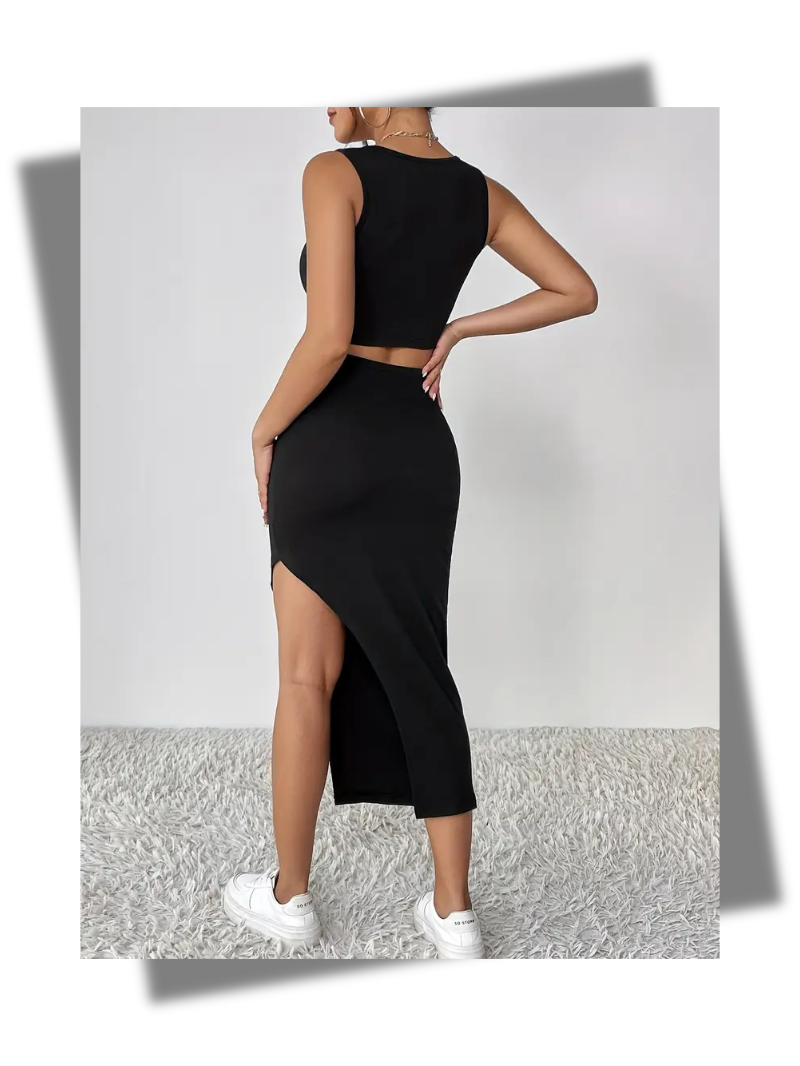 Ensemble Décontracté De Jupe-Débardeur