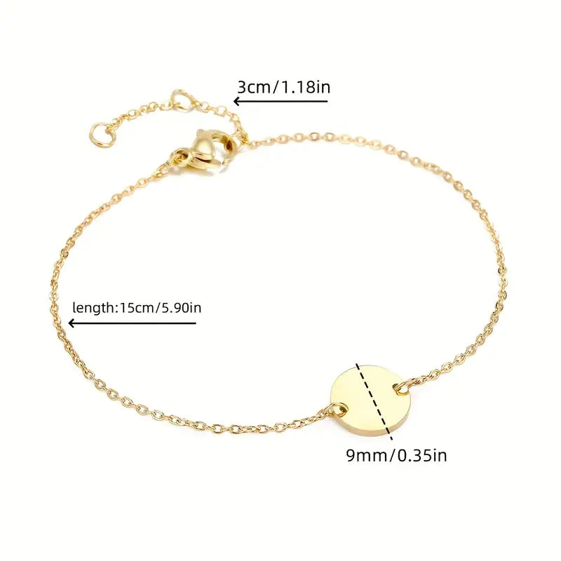 Bijou Pendentif Rond Minimaliste