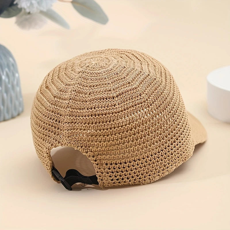 Casquette en Jute Coréenne pour Femmes