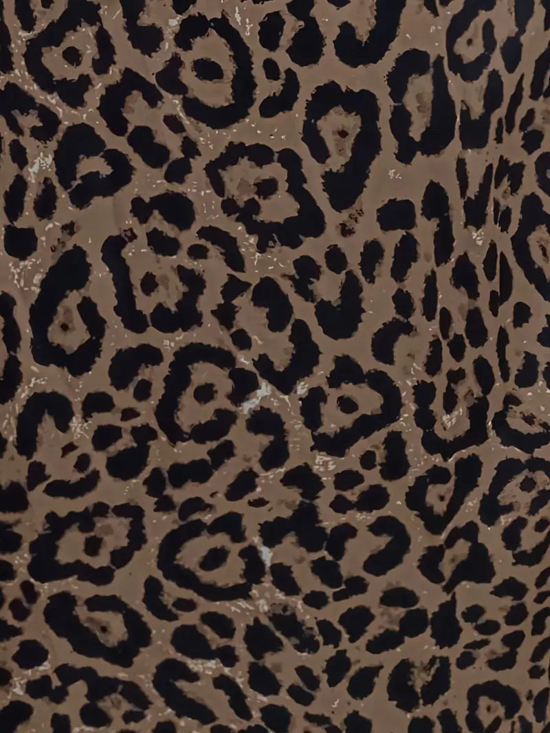 Jupe Longue Élégante à Imprimé Léopard