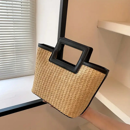 Sac à bandoulière en bambou tressé - Moyenne capacité