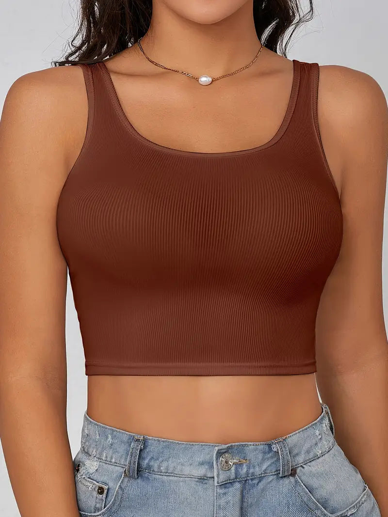 Débardeurs pour Femmes en Couleurs Unies