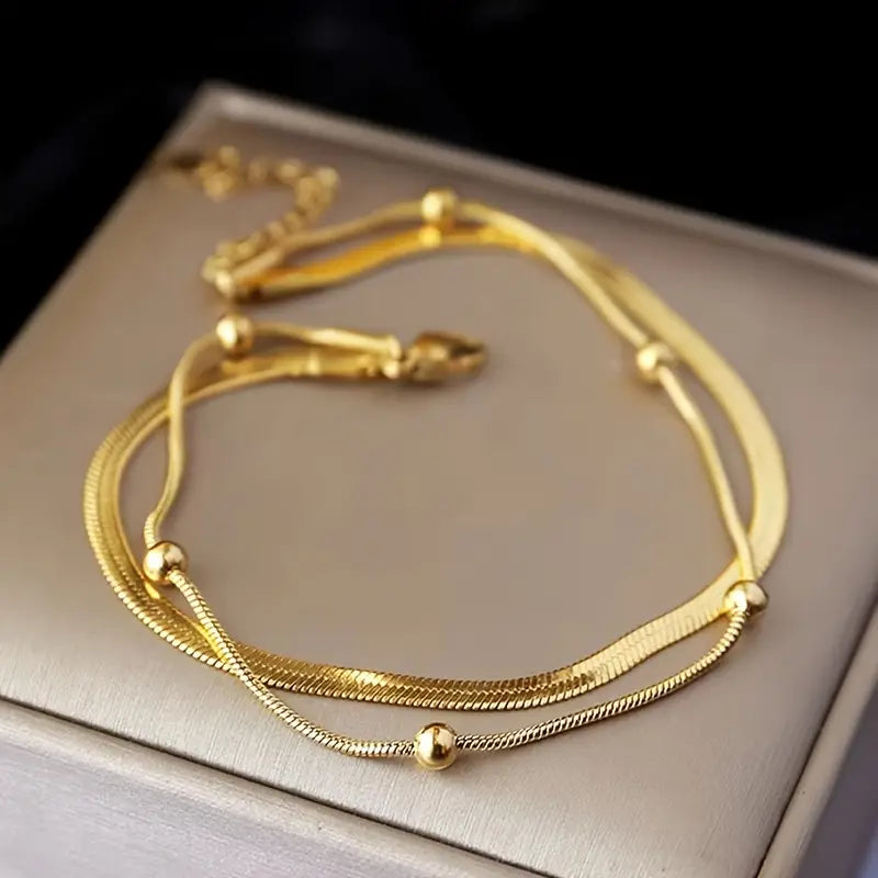 Chevillère double, Acier Inoxydable 304